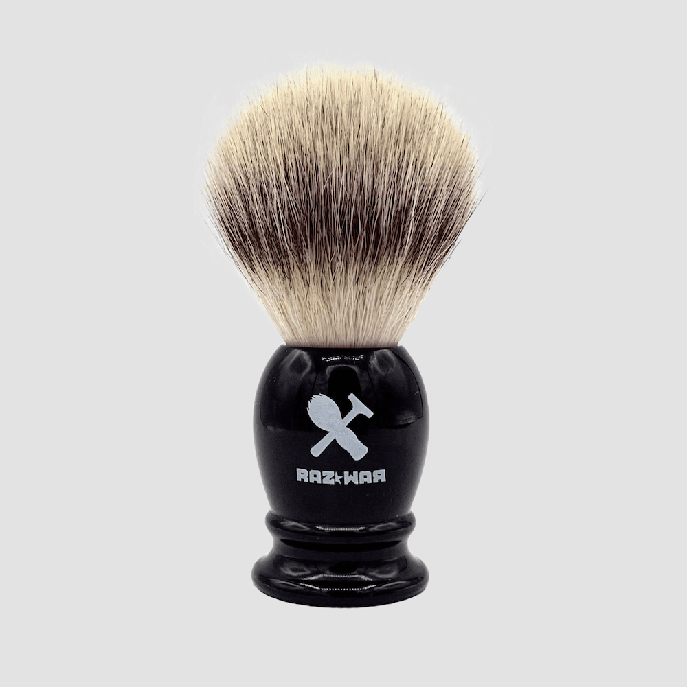 Silver Tip shaving brush in synthetic fibers