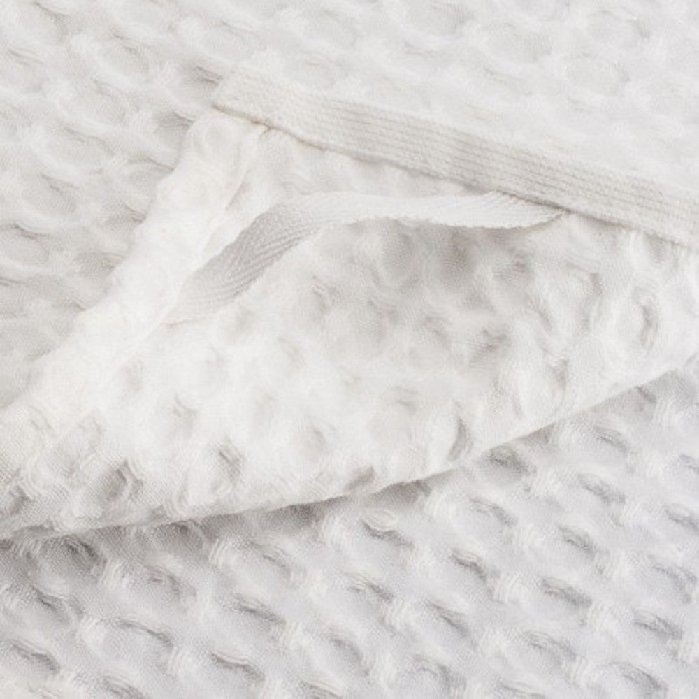 Serviette de rasage en coton gaufré