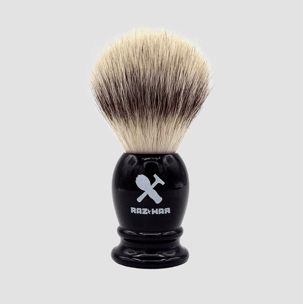 Load image into Gallery viewer, Silver Tip shaving brush in synthetic fibers
